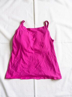NORM THOMPSON Purple Pink Perfect Cami Tank Top Size 36D NEW NWT
